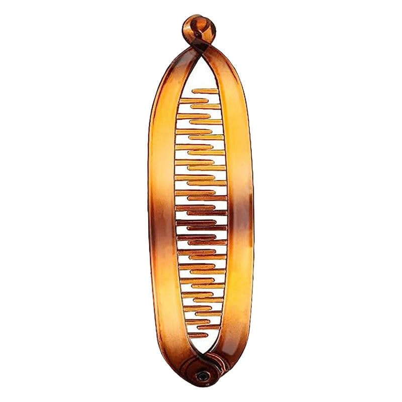 SOHO Slim Banana Haarspange Braun Damen