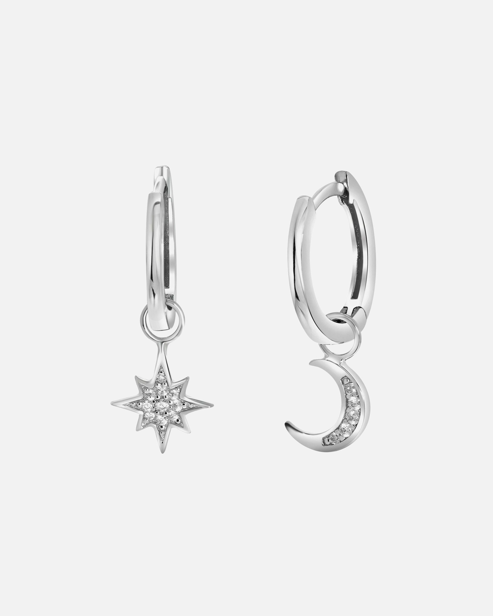 Ohrringe für Weiblich Lucardi Ohrringe 925 Silber Silber