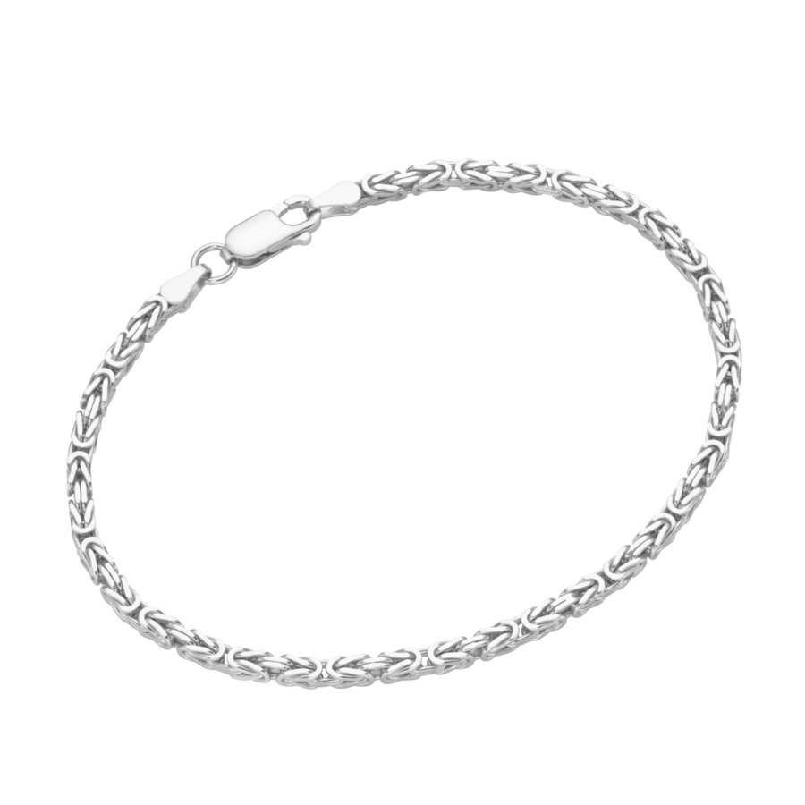 Smart Jewel Armband Königskette, massiv, Silber 925 21 cm Damen