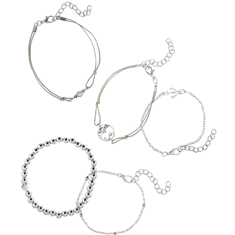 Heideman Armband Multi silberfarben poliert OneSize Damen