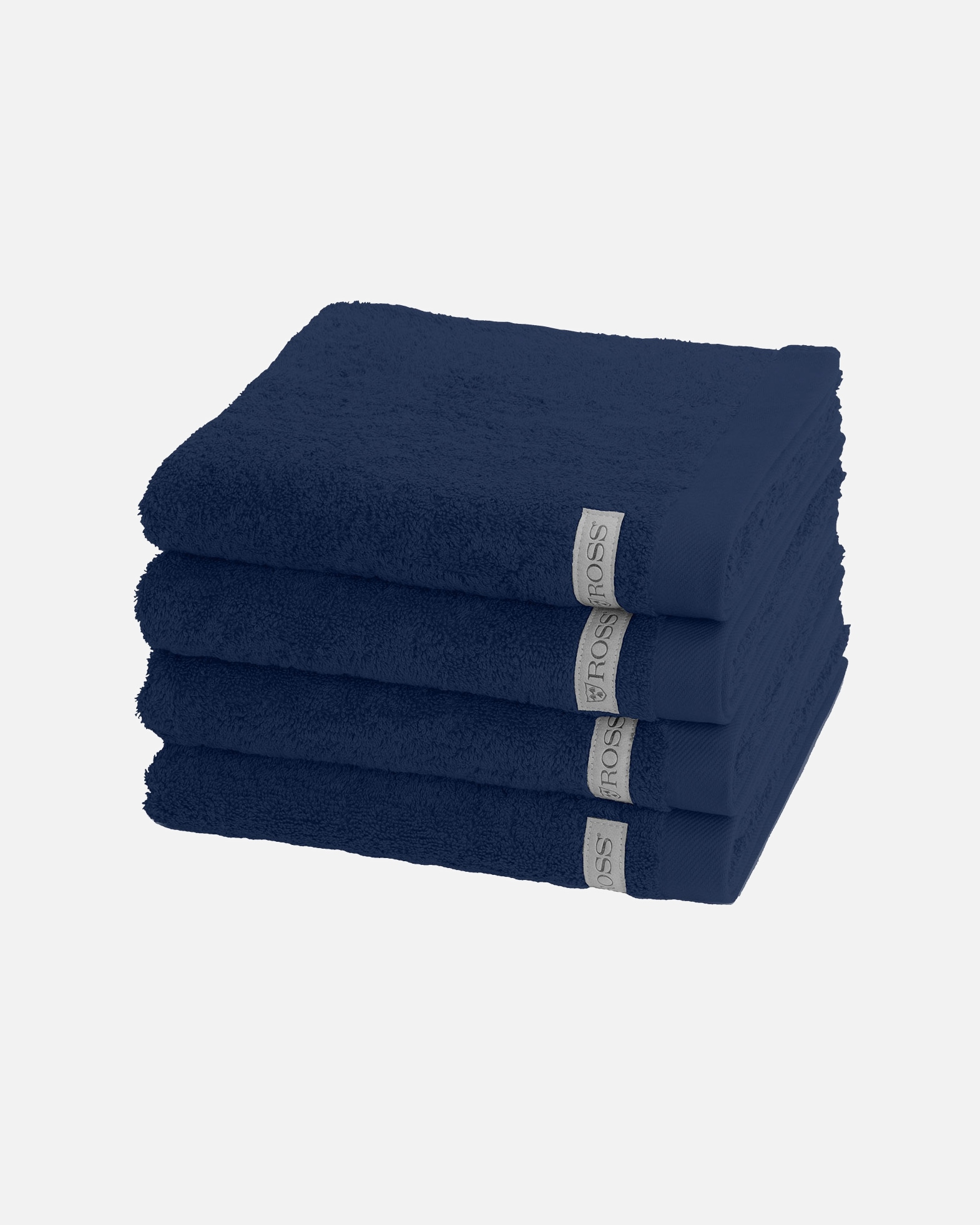 Handtuch für Unisex ROSS Handtuch-Set Sinfonie (4er Set) Denim