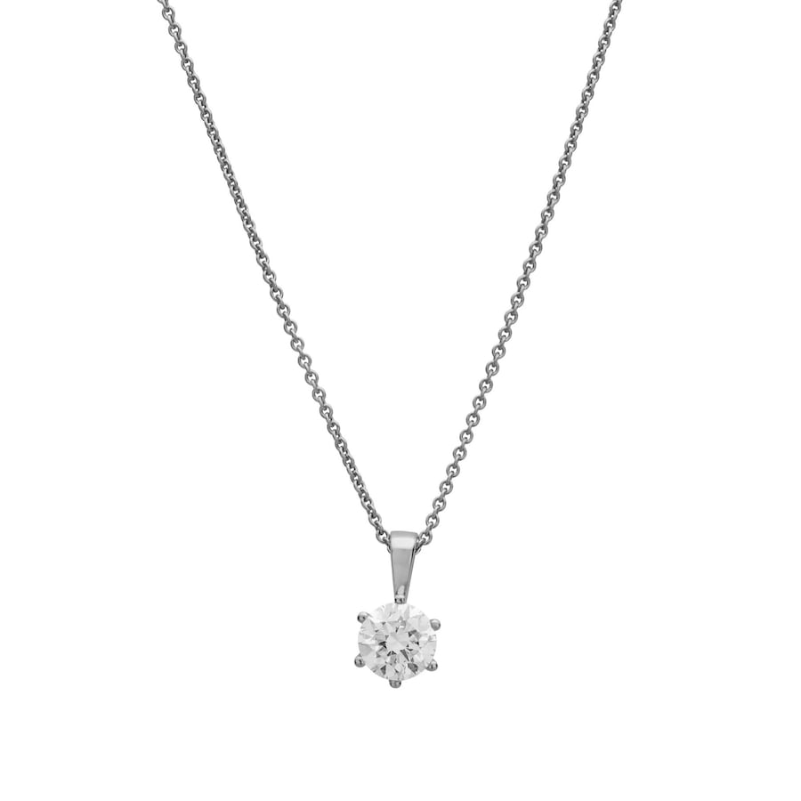 Lyomi Anhänger mit Kette 585/- Gold Diamant Lab Grown weiß 1,0ct. Damen