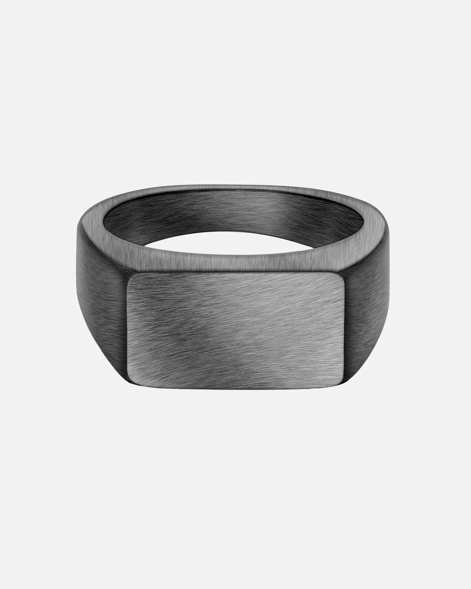 Ring für Männlich True Rebels Ring aus Edelstahl in gunmetal 66