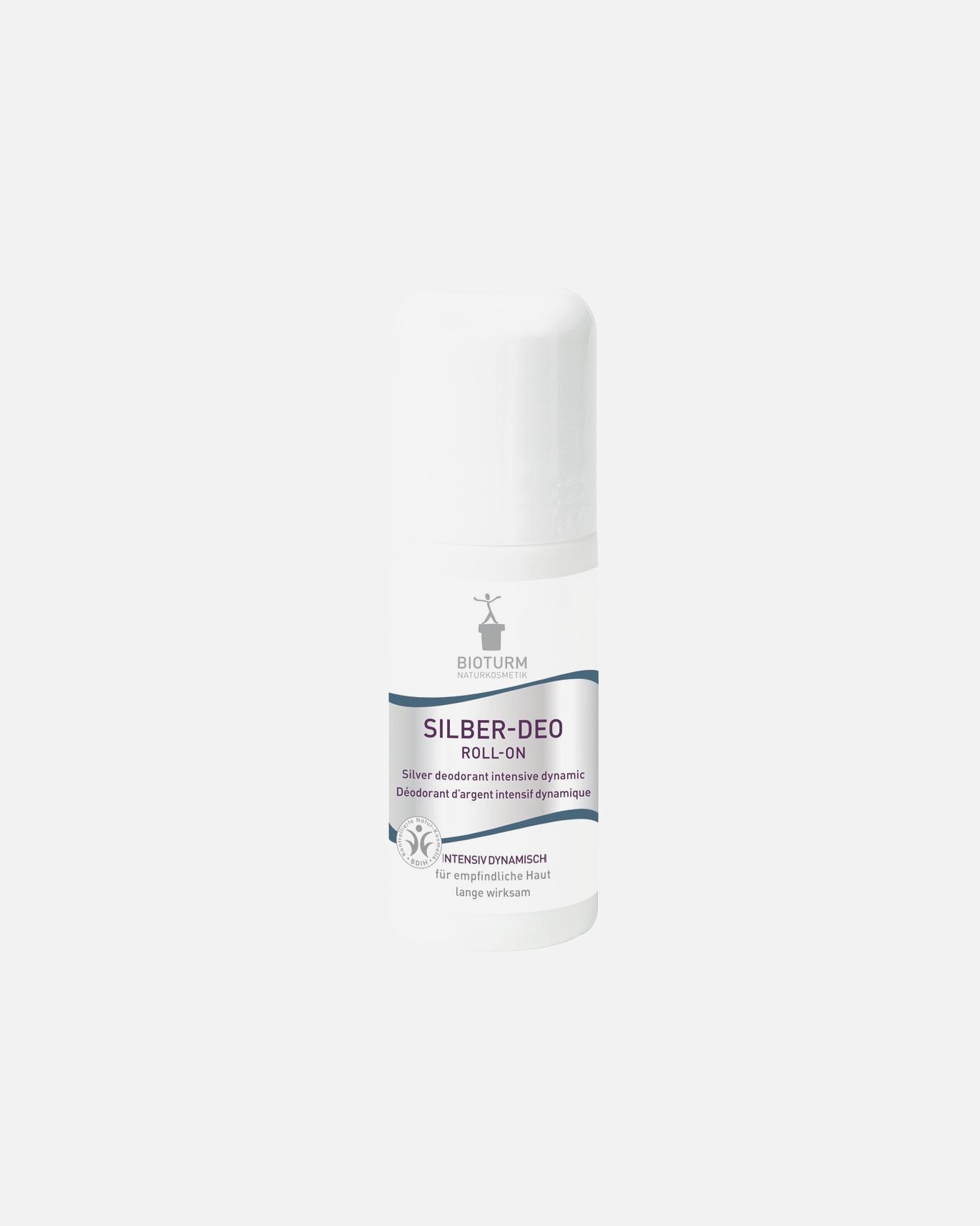 Deodorant für Unisex Bioturm Silber - Deo Roll-On intensiv dynamisch 50 ml