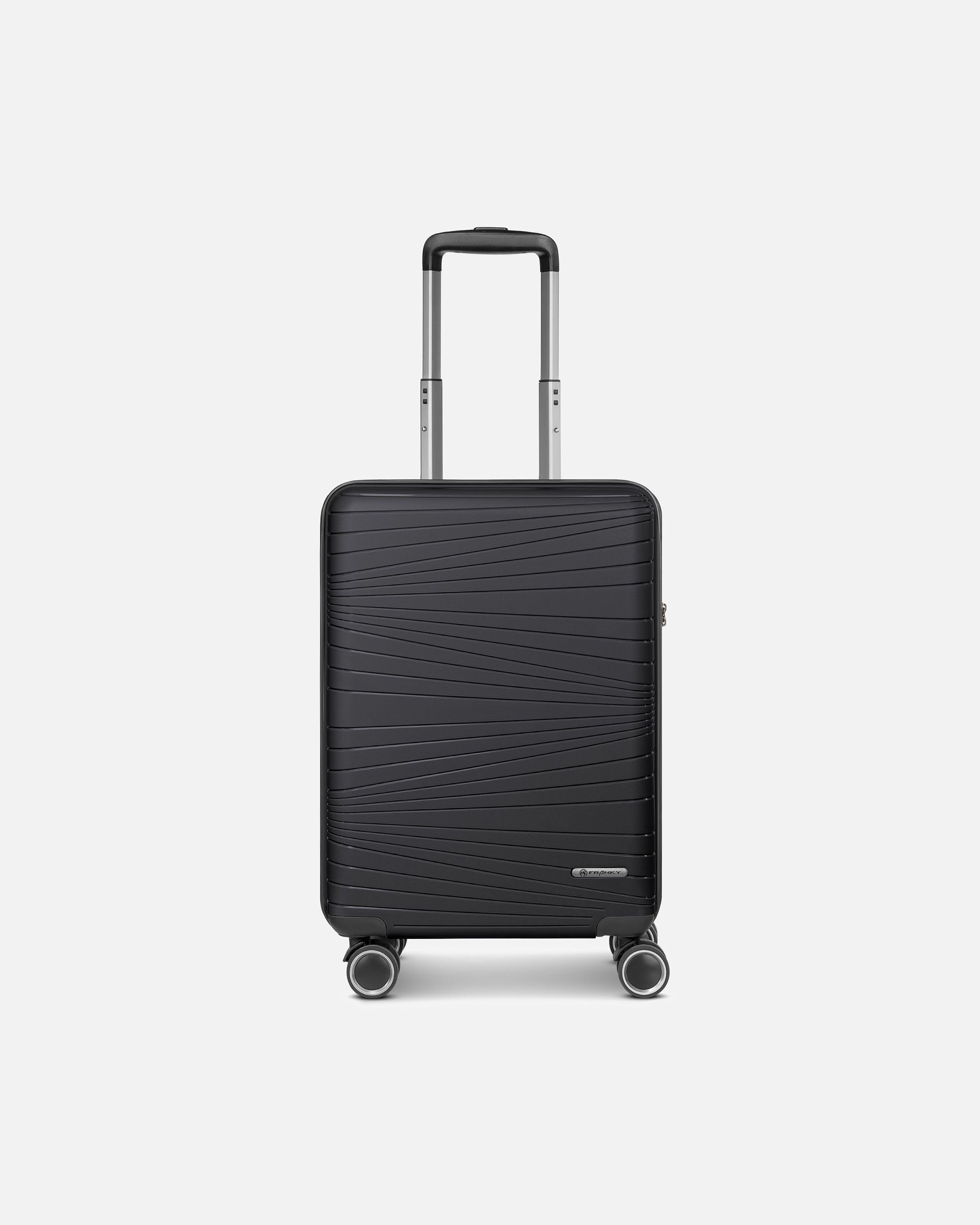Trolley für Männlich Franky Dallas 3.0 4 Rollen Trolley S 55 cm black