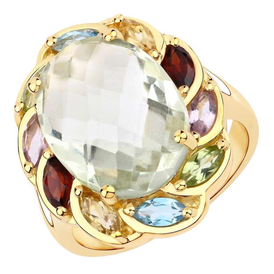 Rafaela Donata Ring Sterling Silber Amethyst in Gelbgold 56 Damen