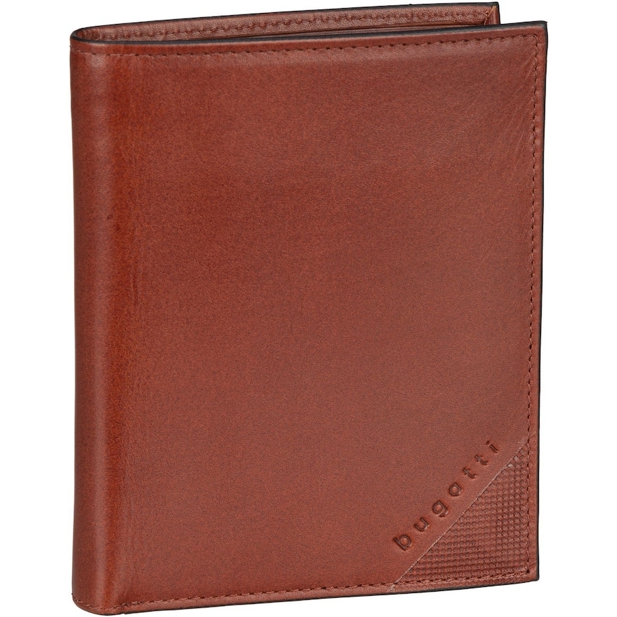 Bugatti Geldbörse Nobile Vertical Wallet with Flap Cognac Hellbraun Herren