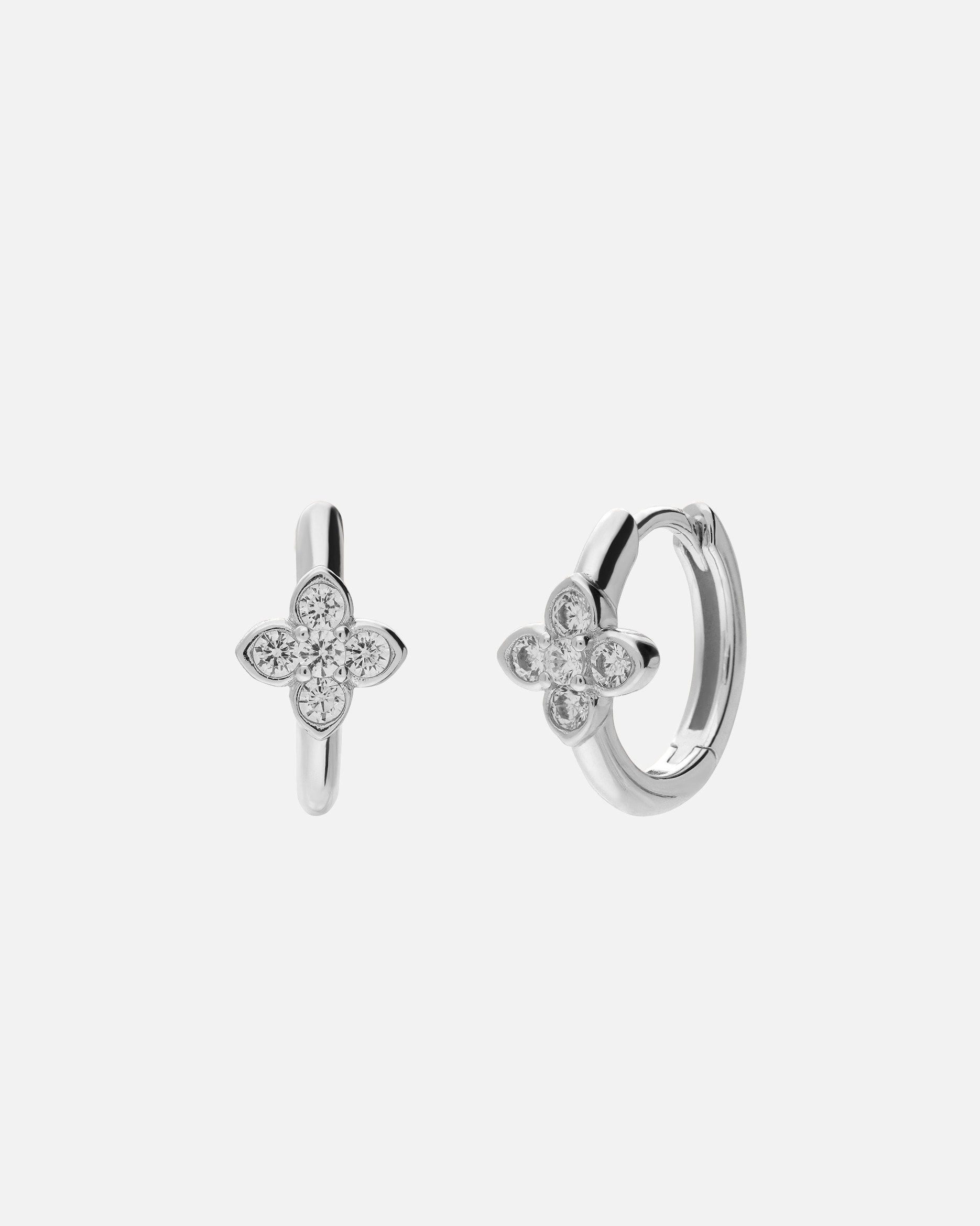 Ohrringe für Weiblich Lucardi Ohrringe 925 Silber Silber