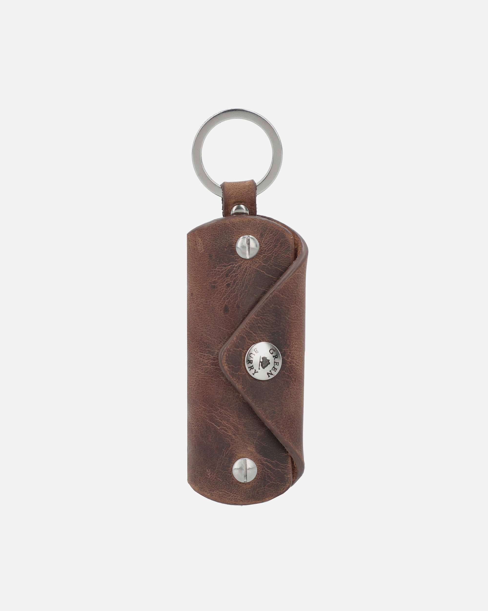 Anhänger für Männlich Greenburry Vintage Schlüsselanhänger Leder 9.5 cm brown