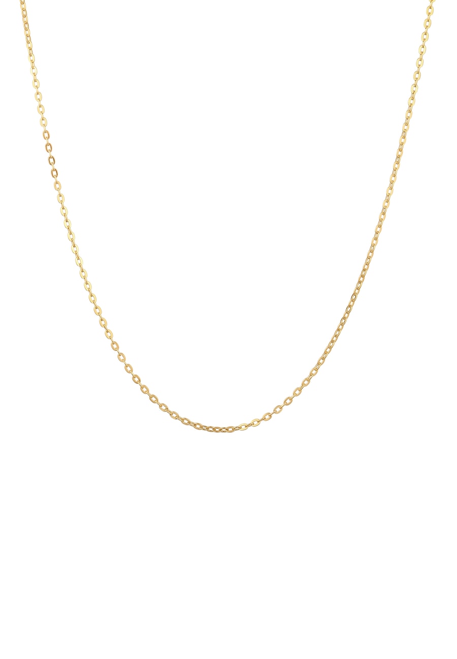 Elli Ankerkette Basic 925 Sterling Silber goldfarben Damen