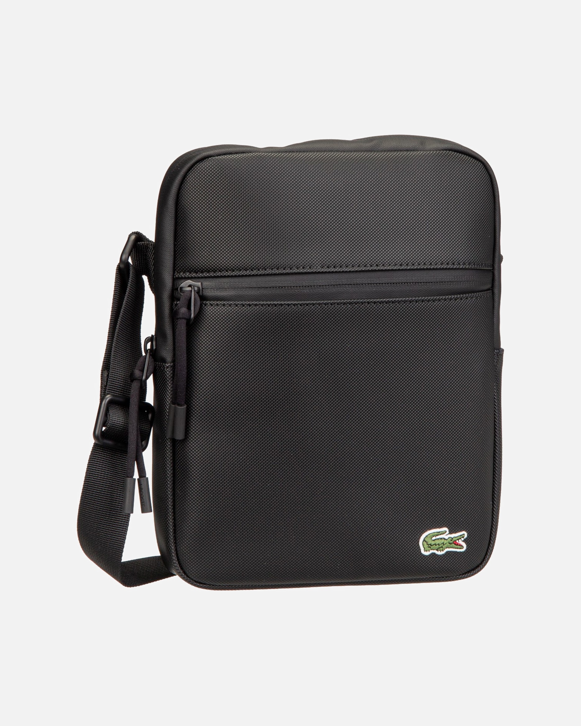 Rucksack für Männlich Lacoste Bodybag LCST Flat Crossover Noir