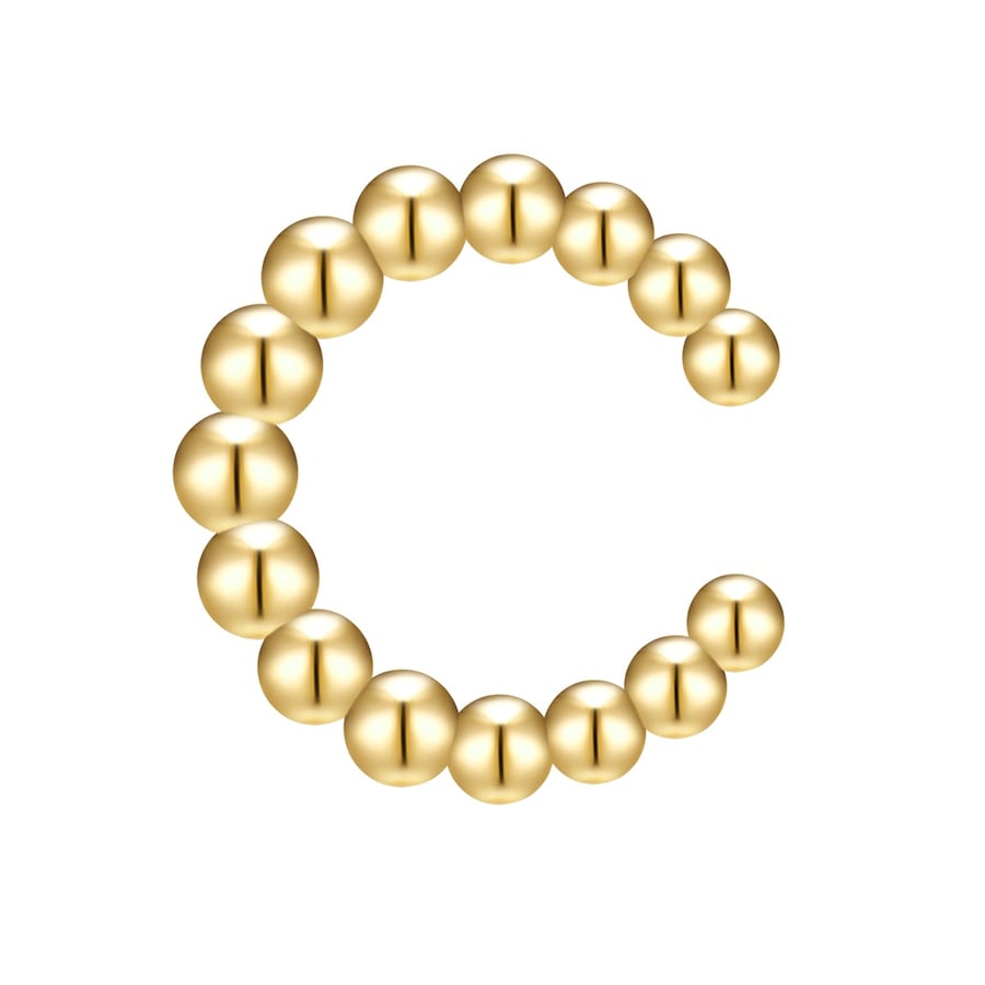 Lulu & Jane Ohrklemmen Sterling Silber Diamant in Gold Damen