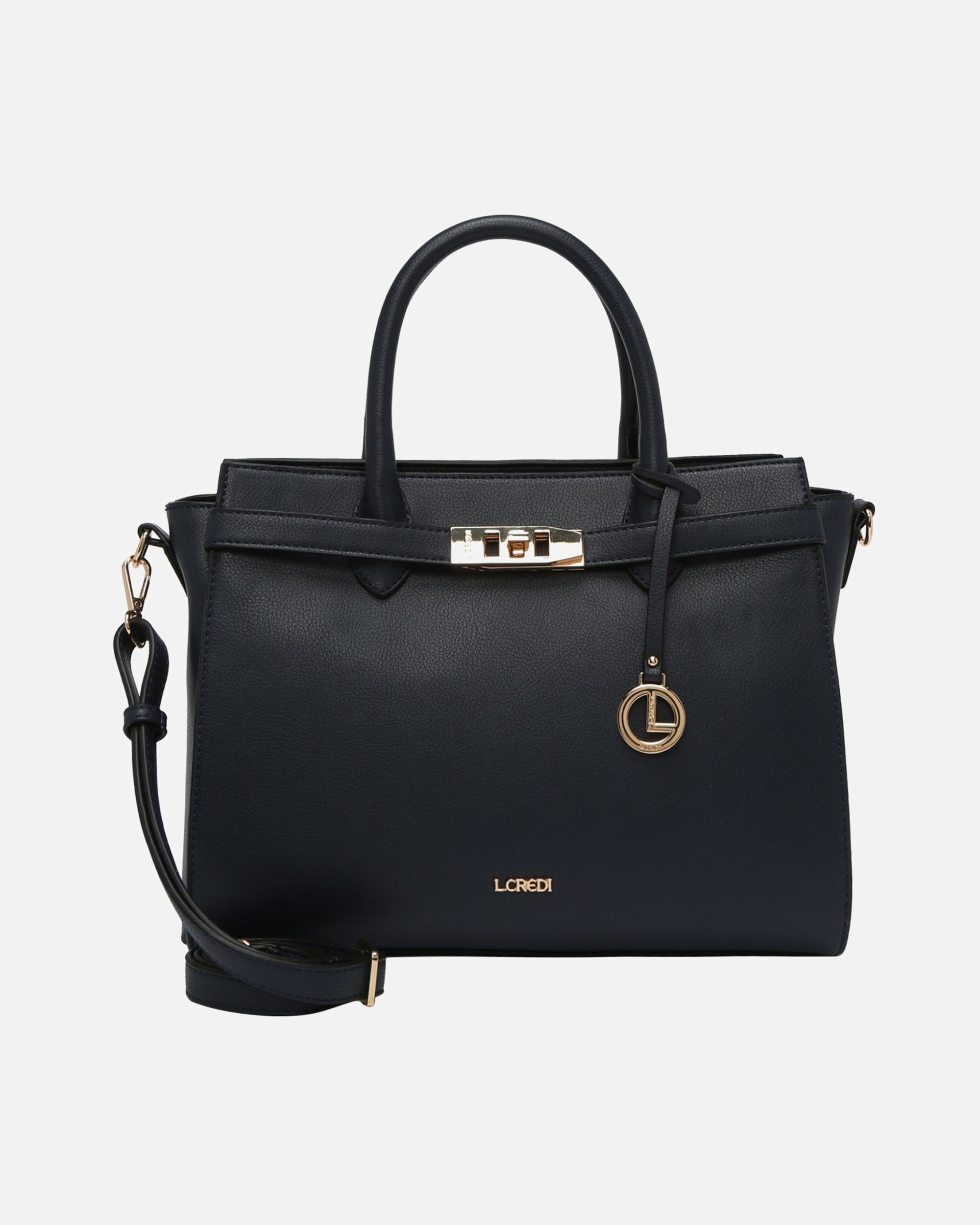 Tasche für Weiblich L.CREDI Konstanze Henkeltasche marine