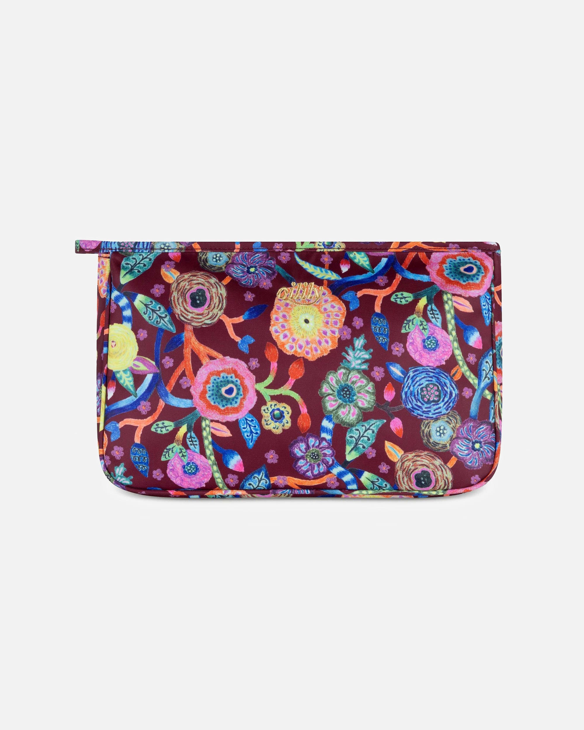 Kosmetiktasche für Weiblich Oilily Pieternella stripe Kosmetiktasche tawny port