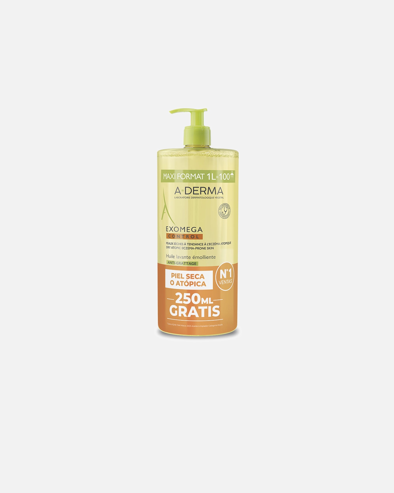 Duschöl für Unisex A-DERMA EXOMEGA CONTROL erweichendes Duschöl 1000 ml