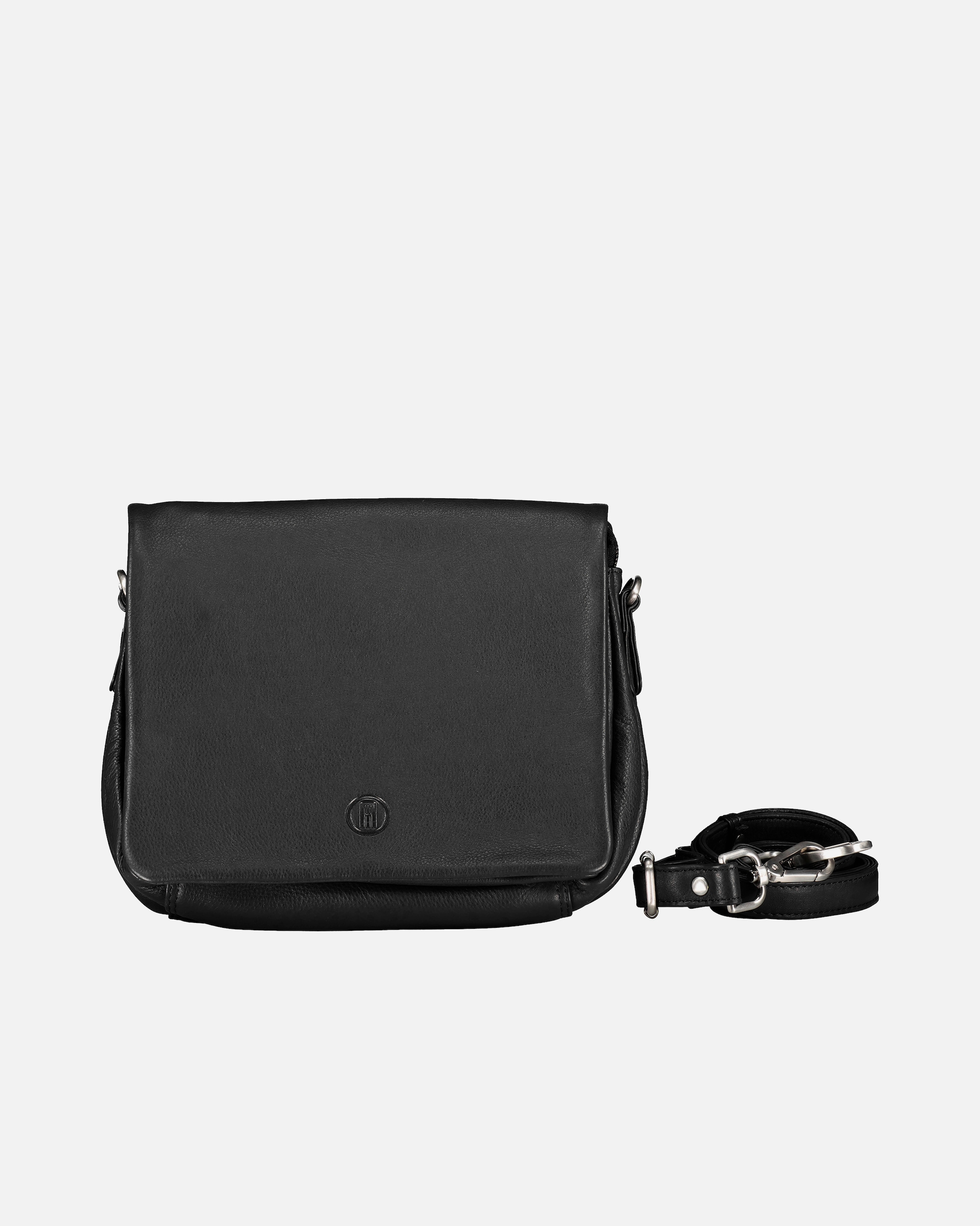 Umhängetasche für Weiblich Hausfelder Manufaktur Umhängetasche Nappa Schwarz