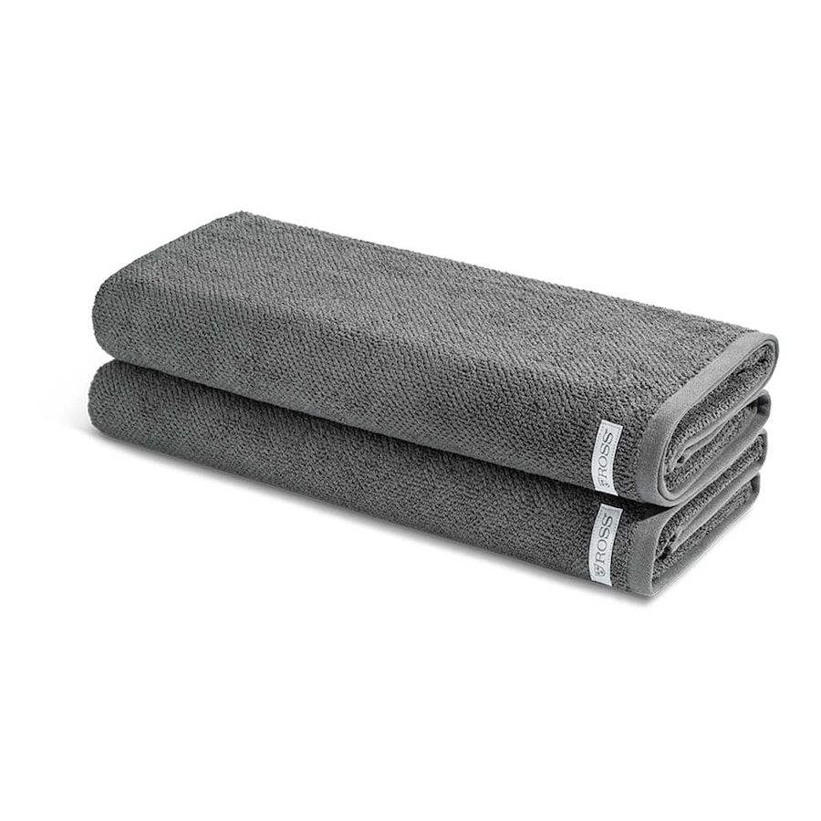ROSS Selection 2er Set Duschtuch Schiefer Grau