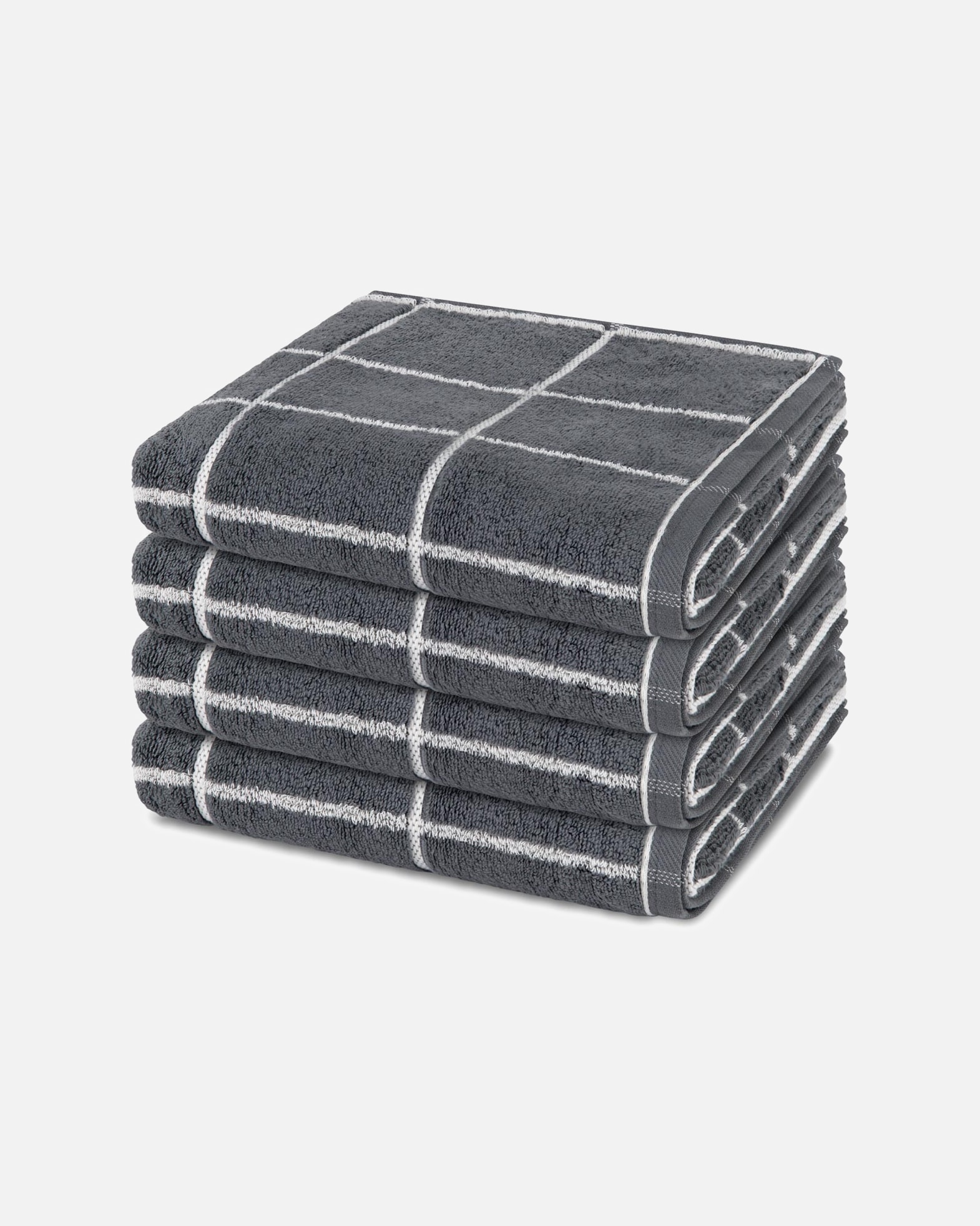 Handtuch für Unisex ROSS Handtuch-Set Sensual Skin (4er Set) Anthrazit