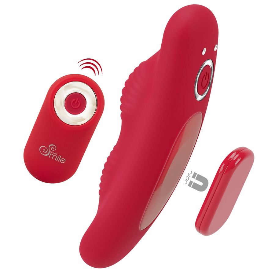 Sweet Smile Panty Vibrator RC rot