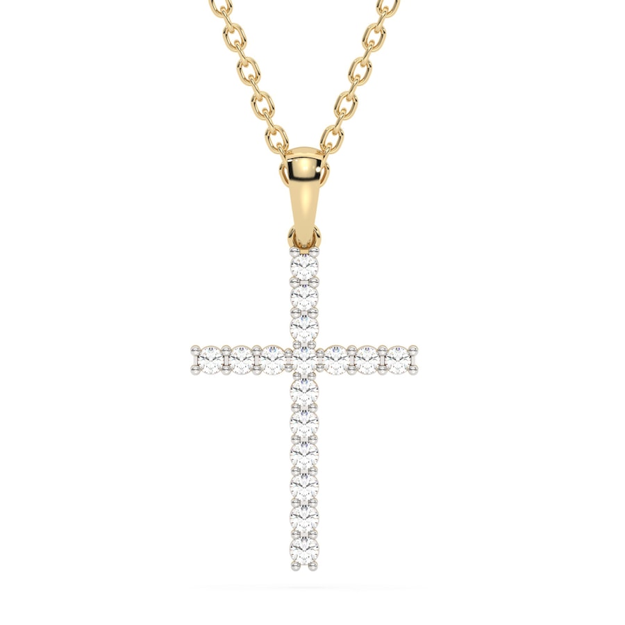 Diam Addict Halskette 585/- Gold Diamant weiß 0,235ct. 42+3cm Damen