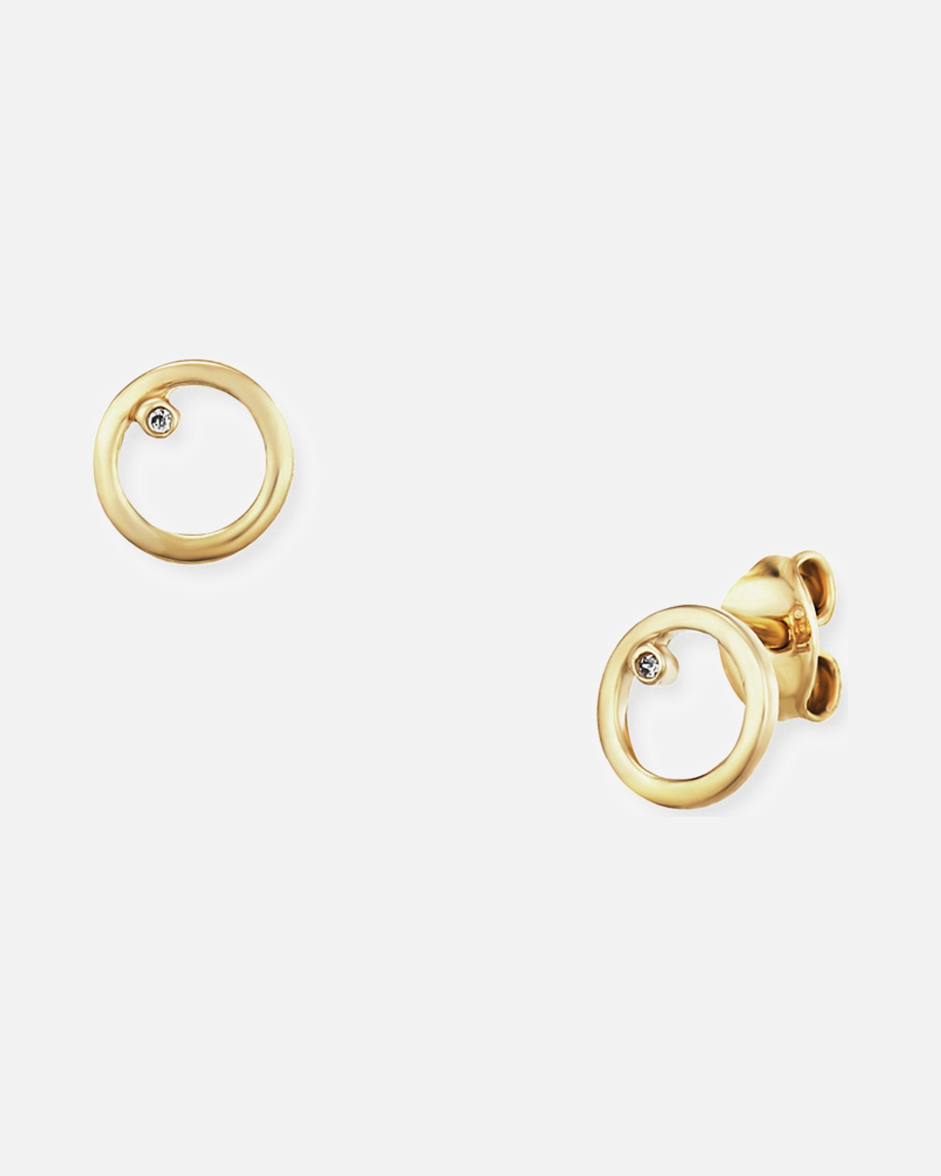Ohrringe für Weiblich caï Ohrstecker 925er Silber gold