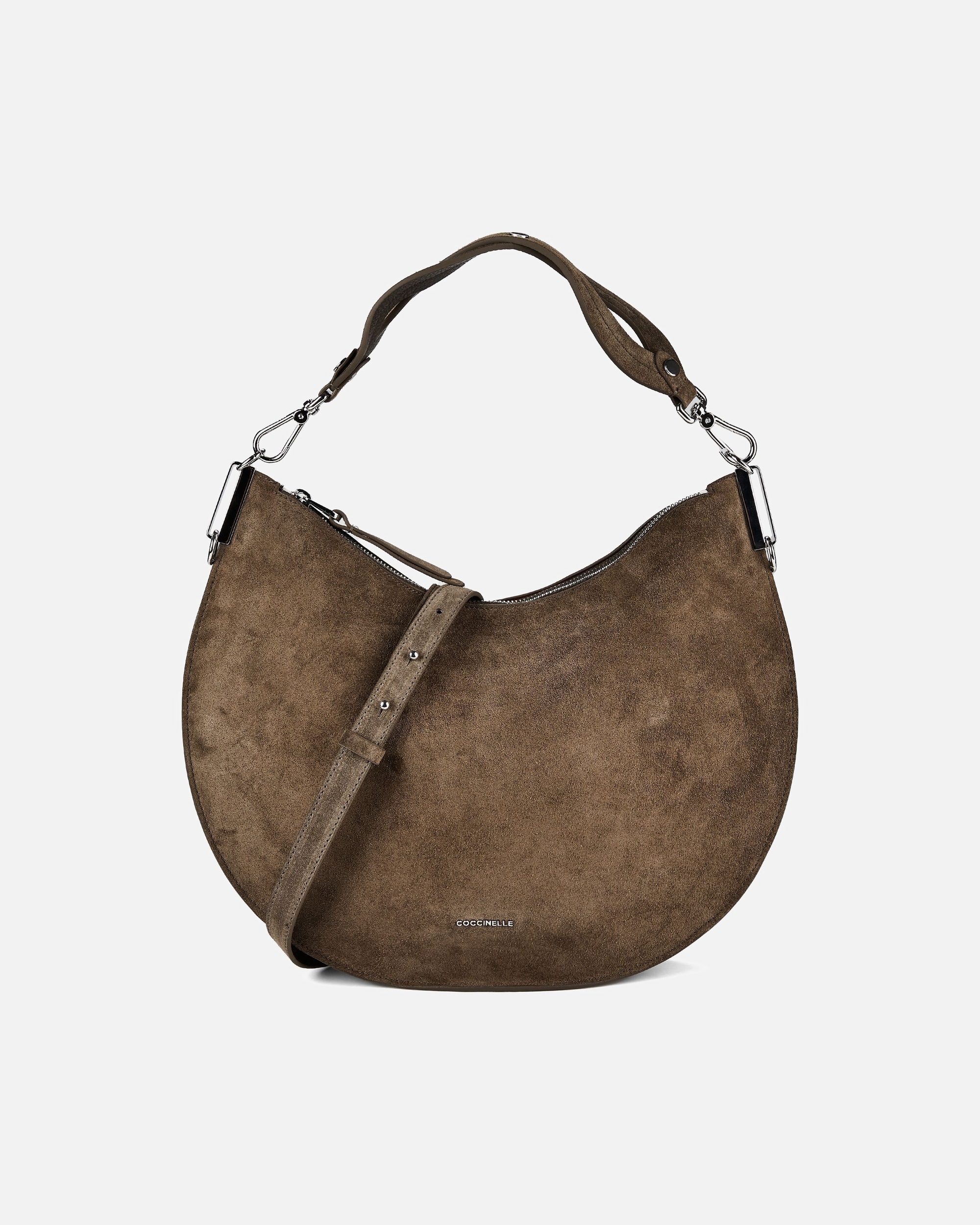 Tasche für Weiblich Coccinelle Sunup Schultertasche fango