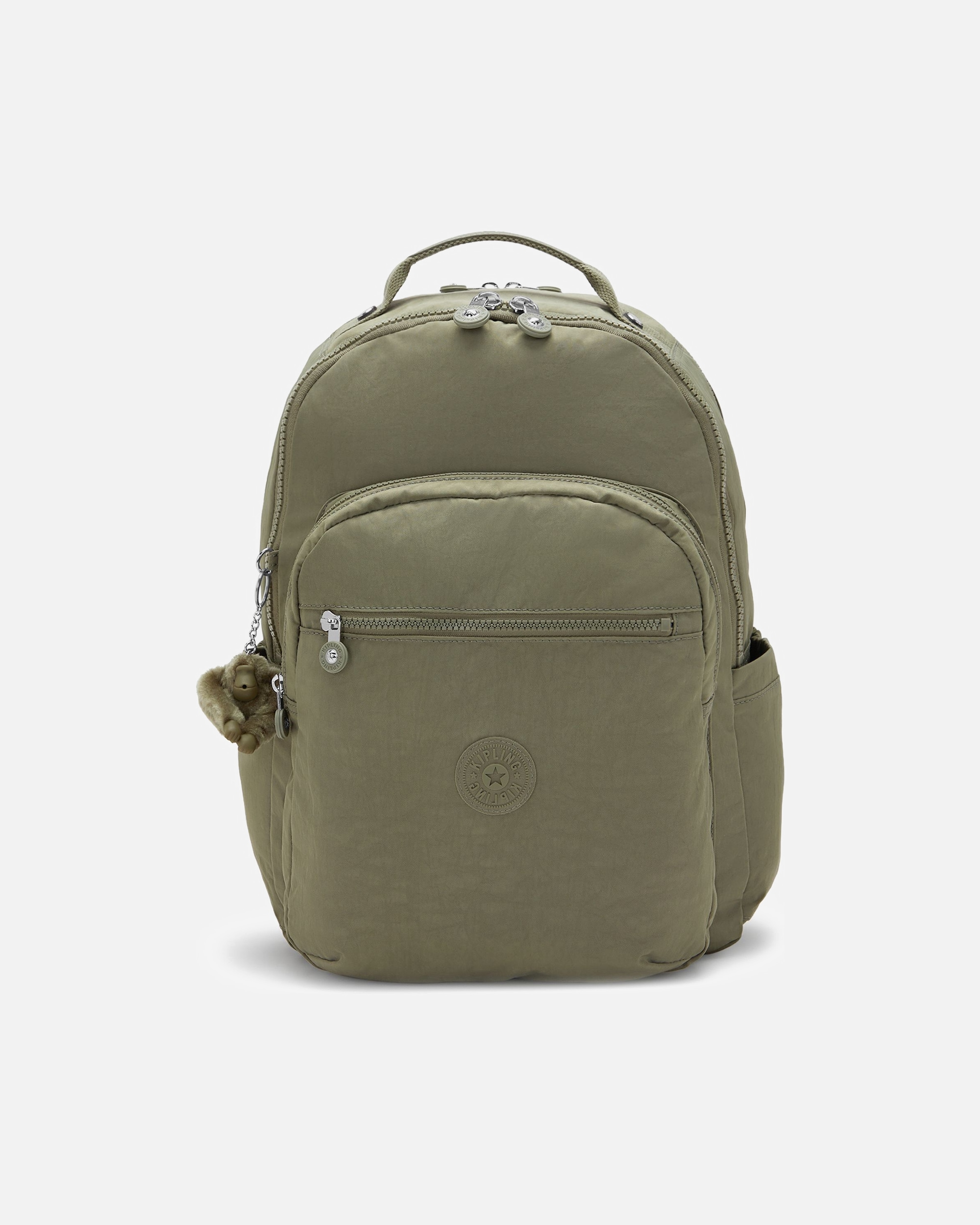 Rucksack für Weiblich Kipling Basic Daypack almost sage