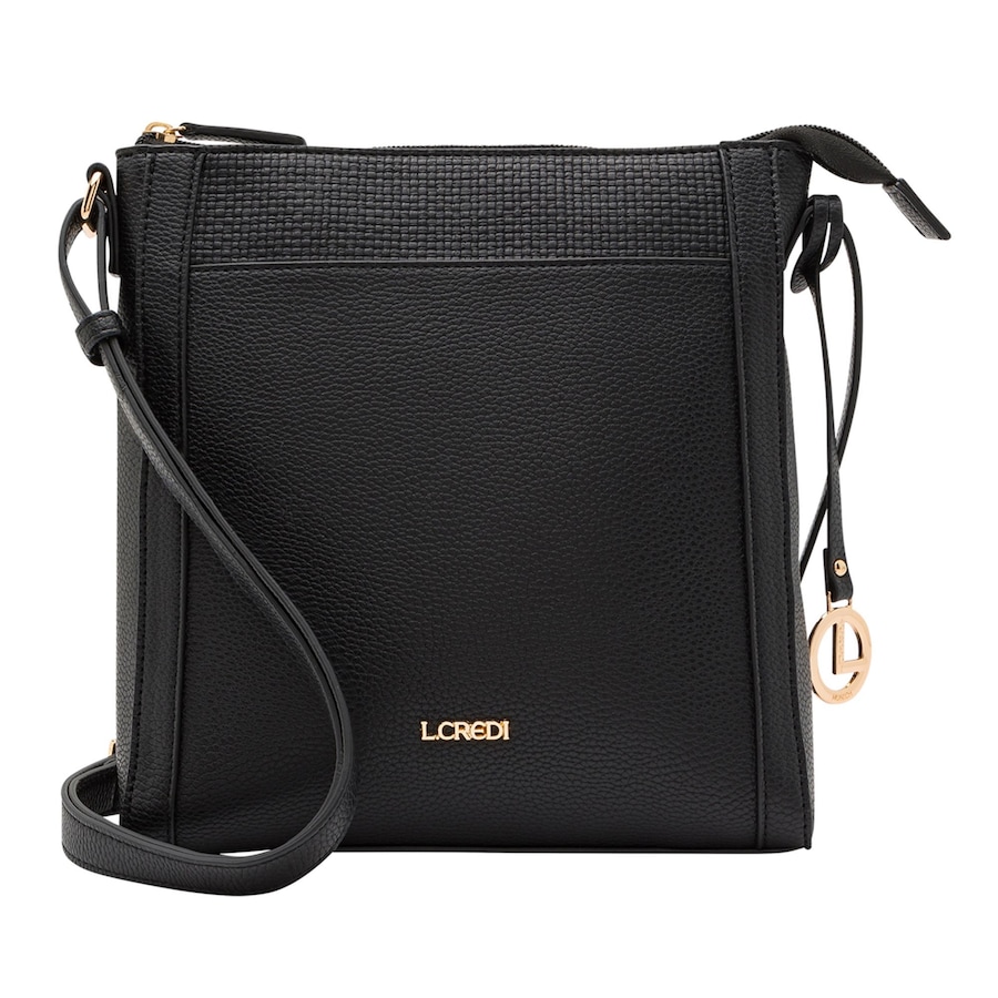 L.CREDI Marlies Schultertasche schwarz Schwarz Damen