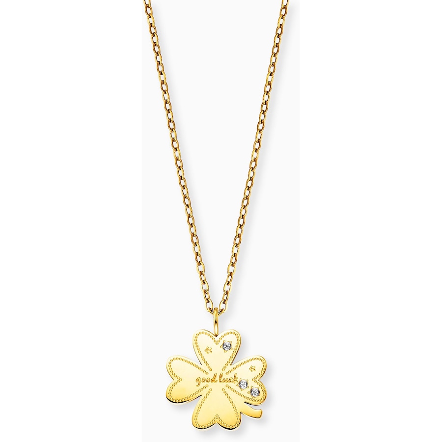 Engelsrufer Kette Edelstahl gelbgold Damen