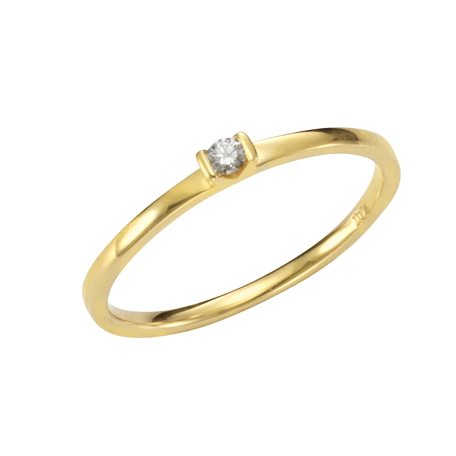 Orolino Ring 585/- Gold Brillant weiß 0,04ct. 056 (17,8) Damen