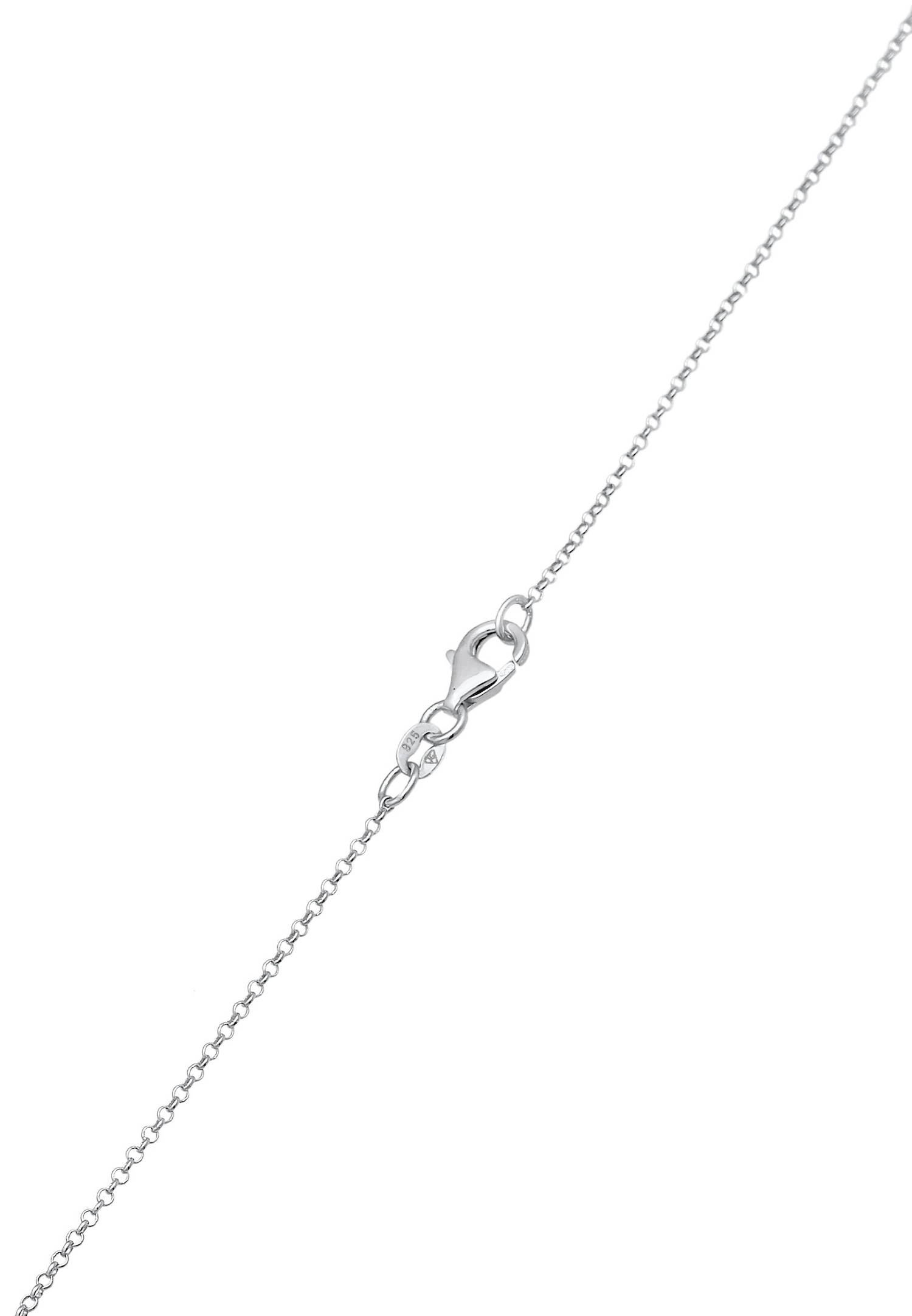 ELLI Halskette Frau Kreuz Symbol Anhänger Oval Cut Out Vintage in 925 Sterling Silber ELLI Halskette Frau Kreuz Symbol Anhänger Oval Cut Out Vintage in 925 Sterling Silber