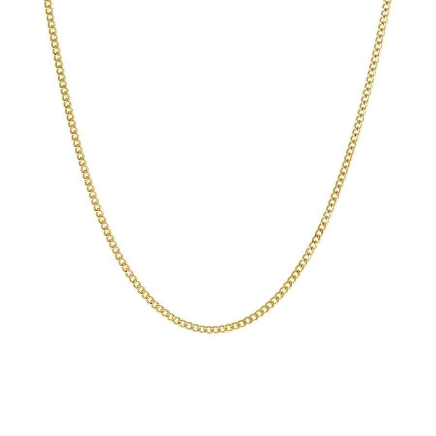 Lucardi Halskette 585 Gold - goldfarbig 50.0mm Damen