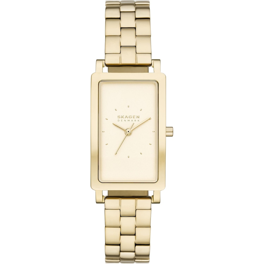 Skagen Damenuhr Edelstahl gold Damen