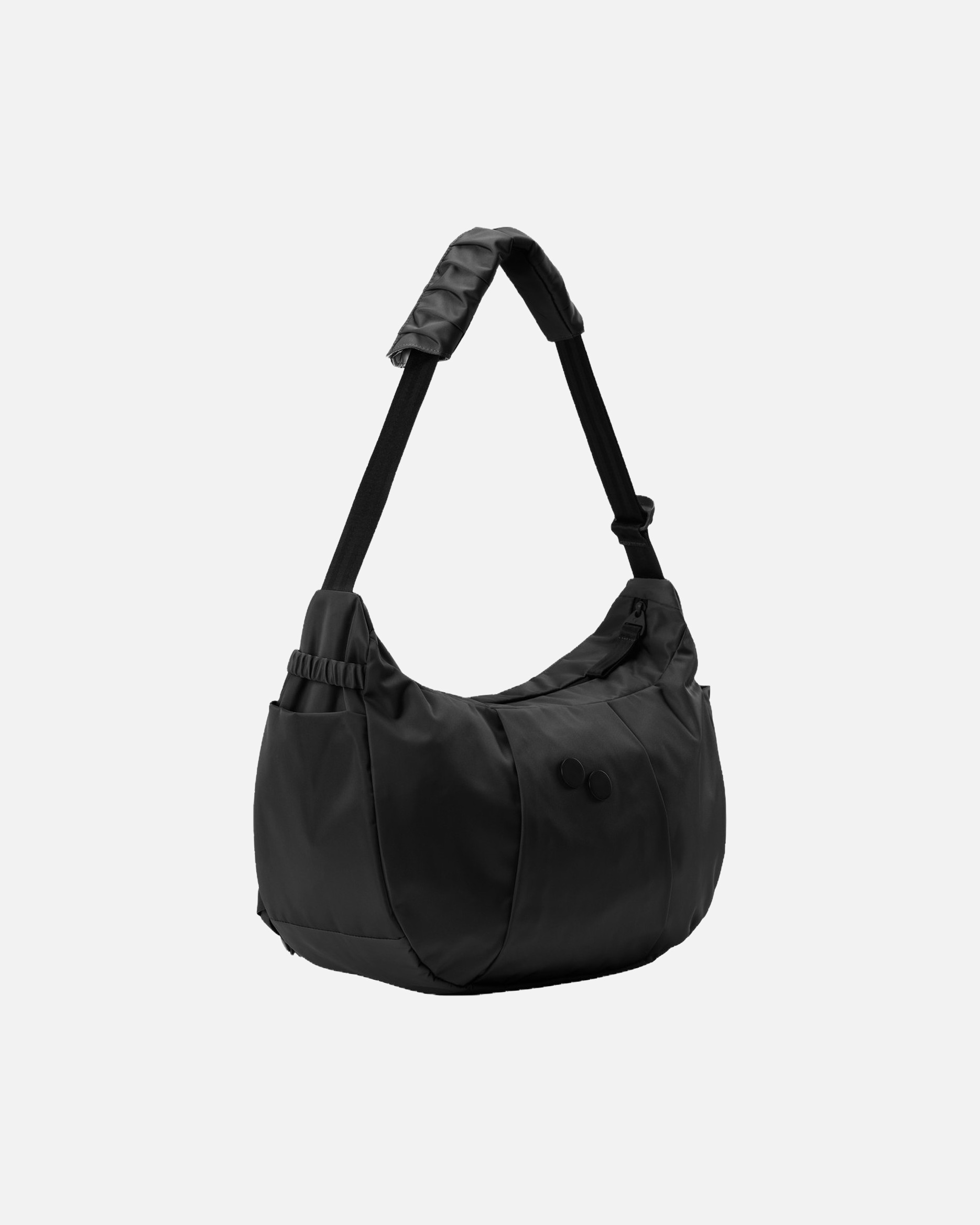 Handtasche für Weiblich Pinqponq Default Brand Line Handtasche Krumm Large Glazed Black