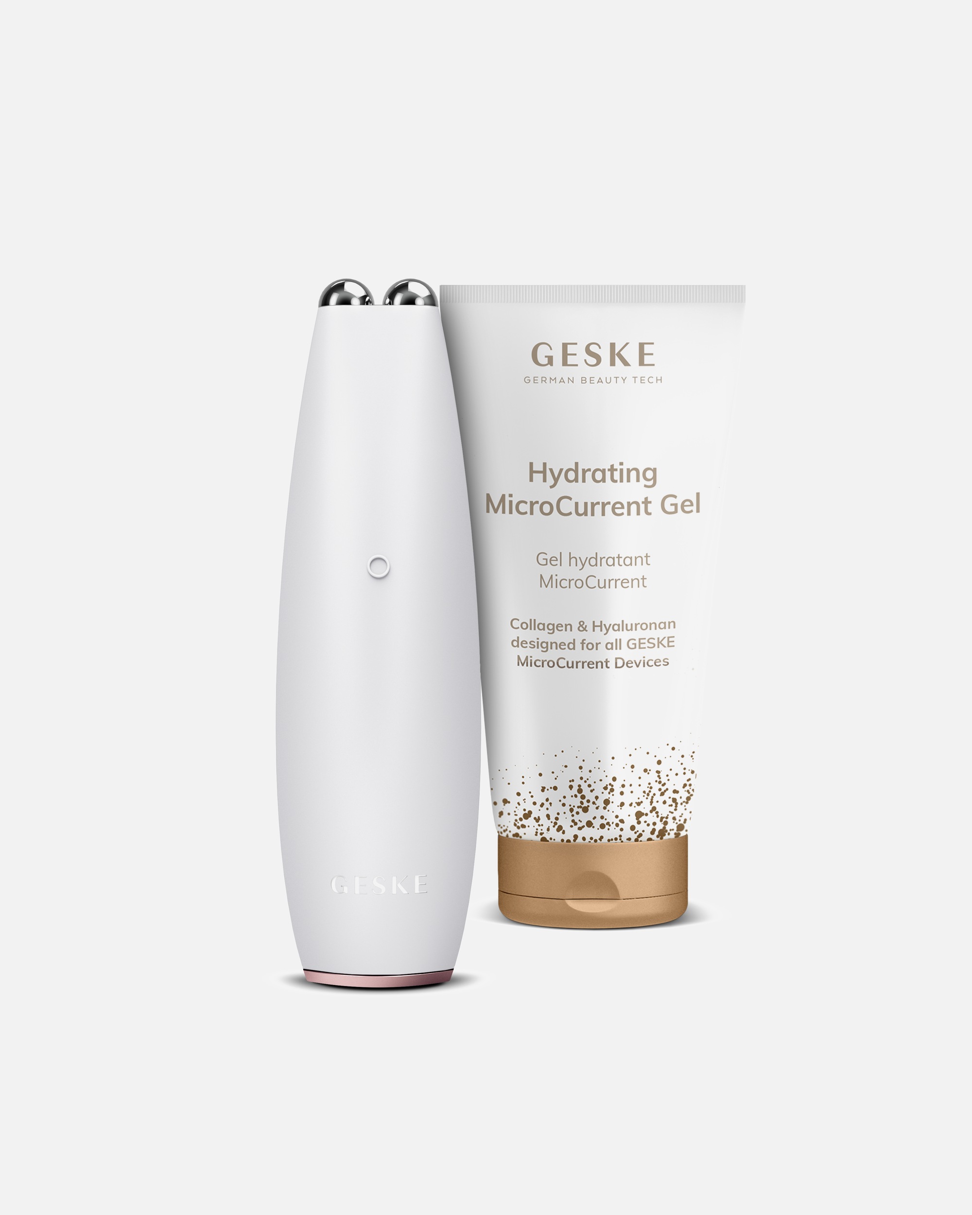 Multifunktionsgerät für Unisex GESKE MicroCurrent Face-Lift Pen 6 in 1 inkl. Hydrating MicroCurrent Gel Starlight
