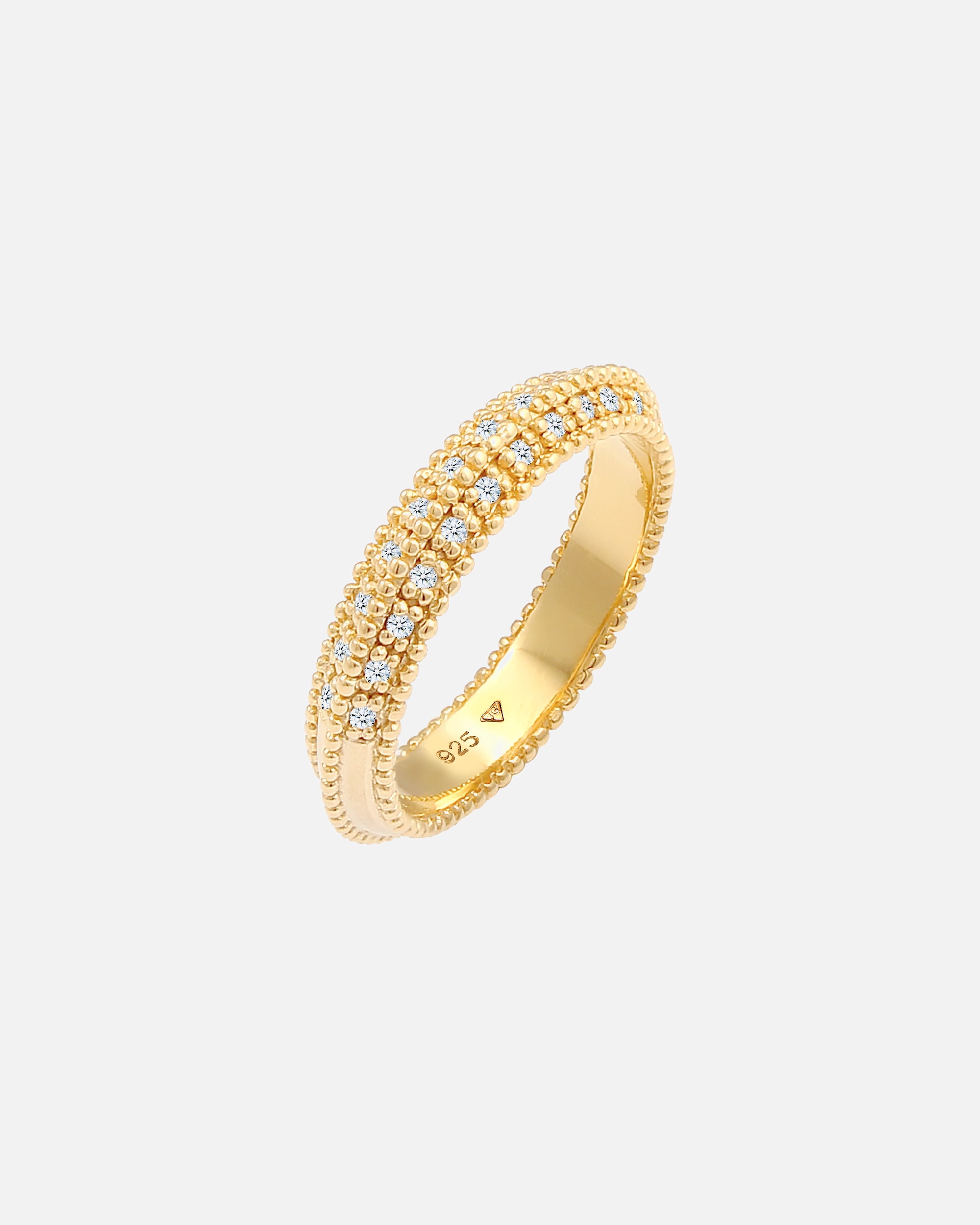 Ring für Weiblich Elli DIAMONDS Verlobung Diamant (0.12 ct.) 925er Sterling Silber 54