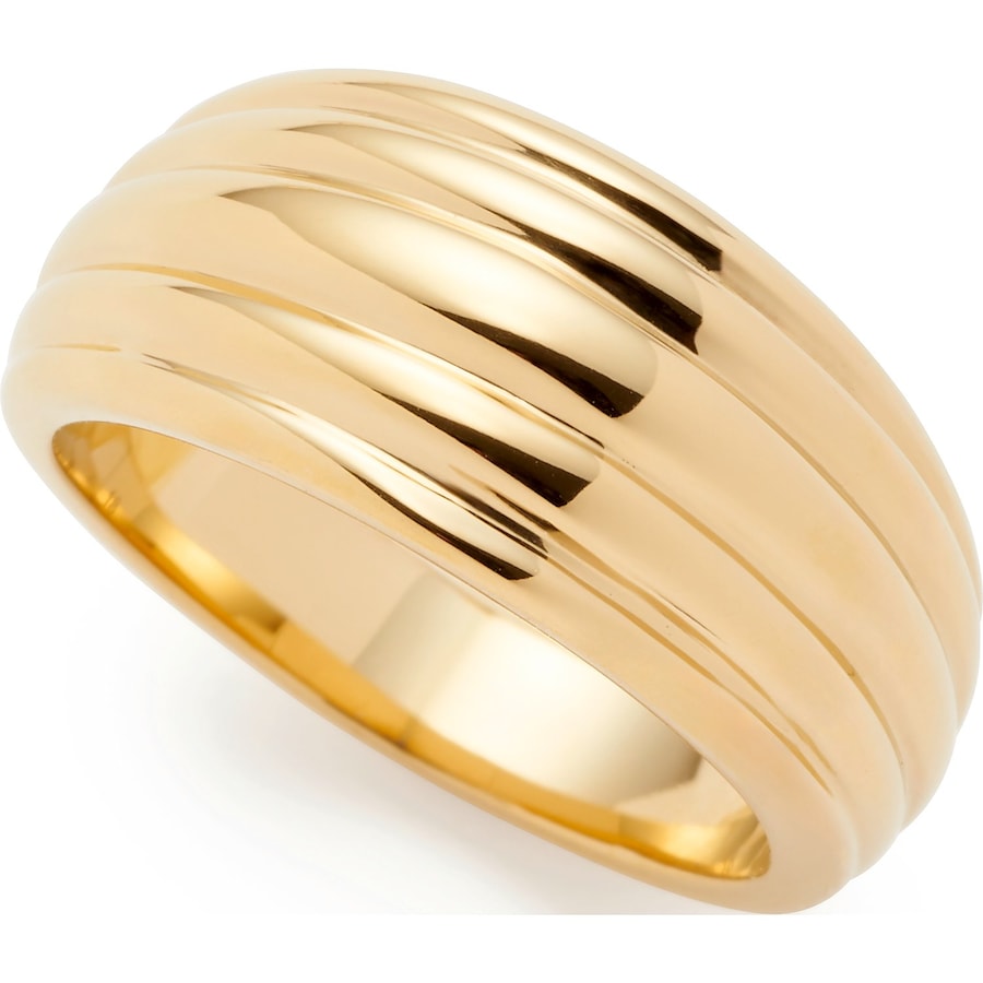 Leonardo Damenring Edelstahl gold Damen