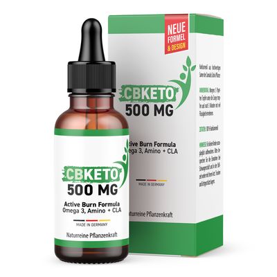 MayProducts CBKeto 500MG (inkl. 1 Gratis Flasche) 10 ml