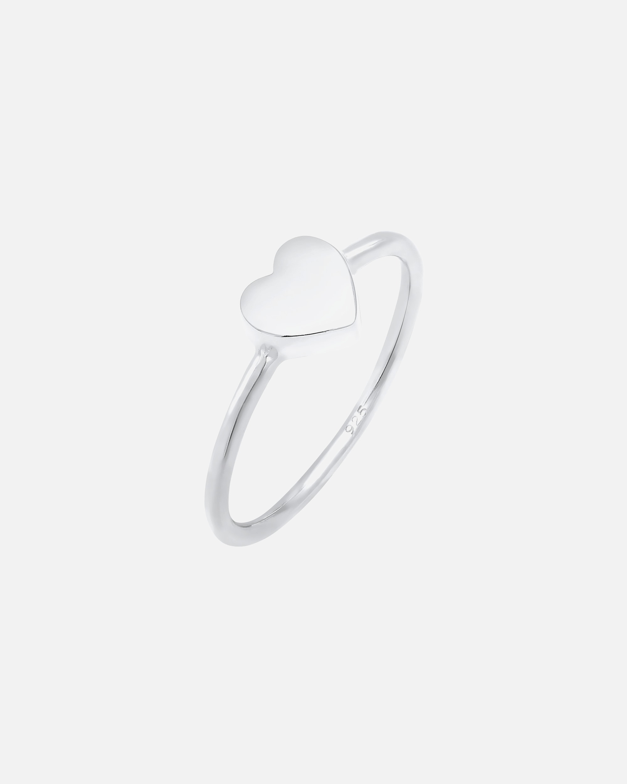 Ring für Weiblich Elli Herz Love Liebe Valentinstag 925 Sterling Silber 56