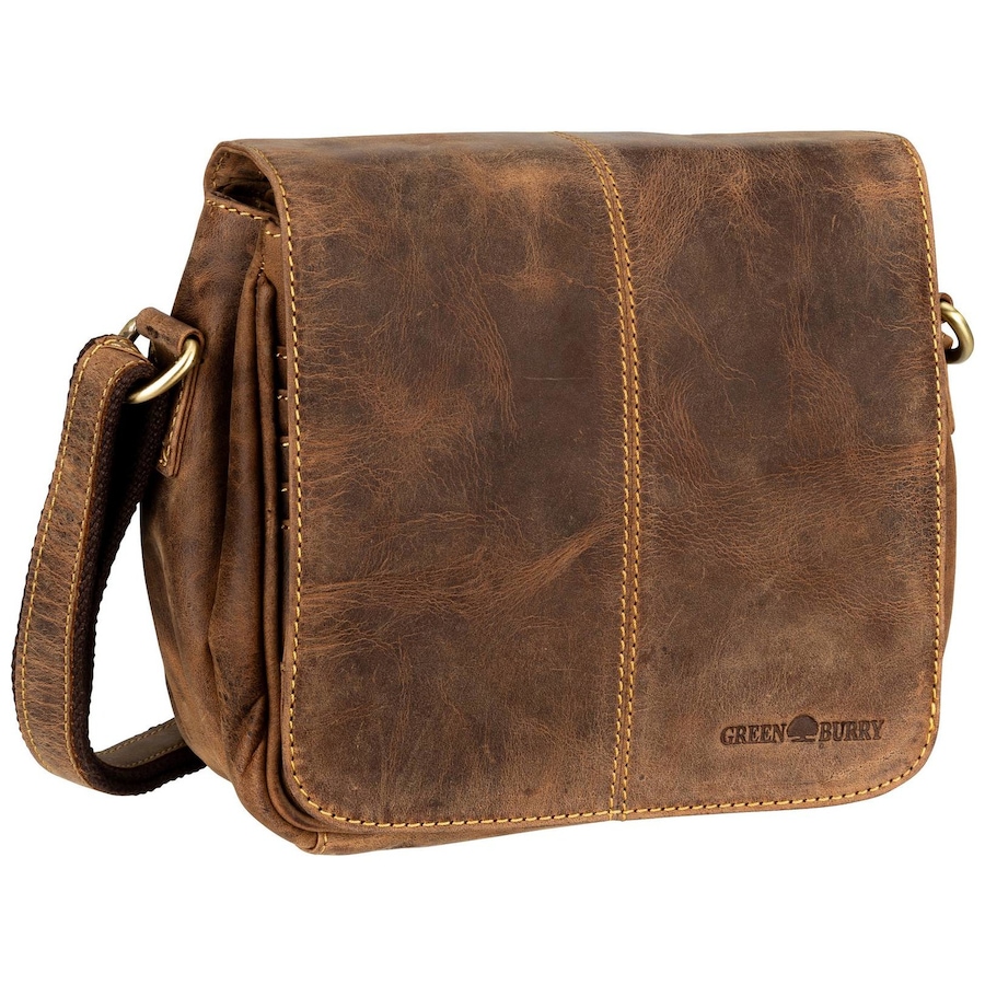 Greenburry Handtasche Vintage Sattelbraun Braun Damen