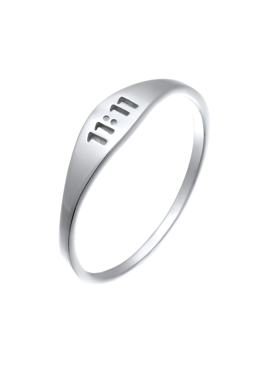 Elli Siegelring Zahl 11:11 925 Sterling Silber 58 Damen