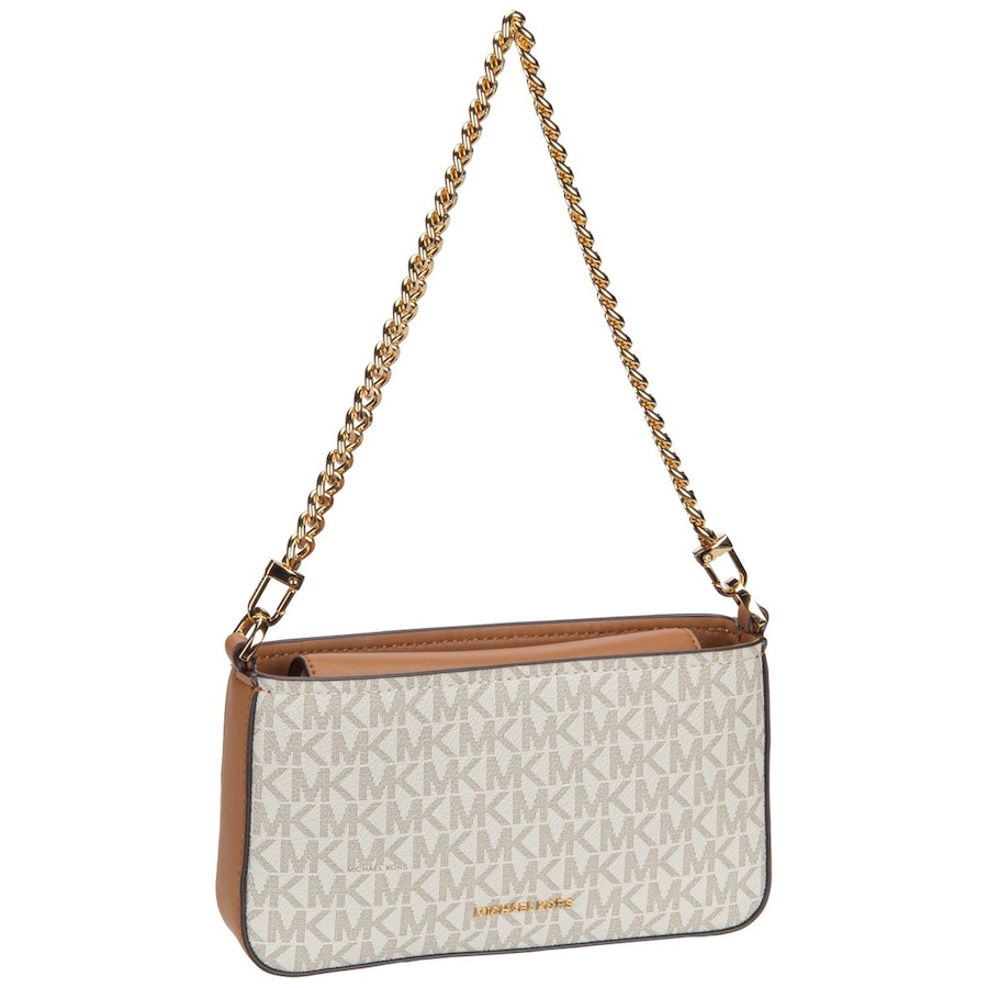 Michael Kors Handtasche Bryant SM Conv Xbody Pouchette Vanilla/Acorn Nude Damen