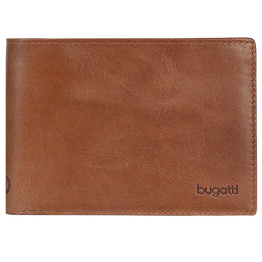 Bugatti Geldbörse Volo Coin Wallet 8 Kartenfächer cognac Braun Herren
