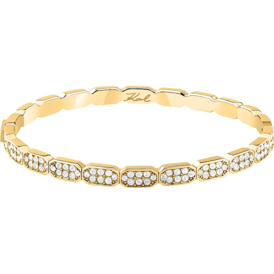 Karl Lagerfeld Armreif Edelstahl gelbgold Damen