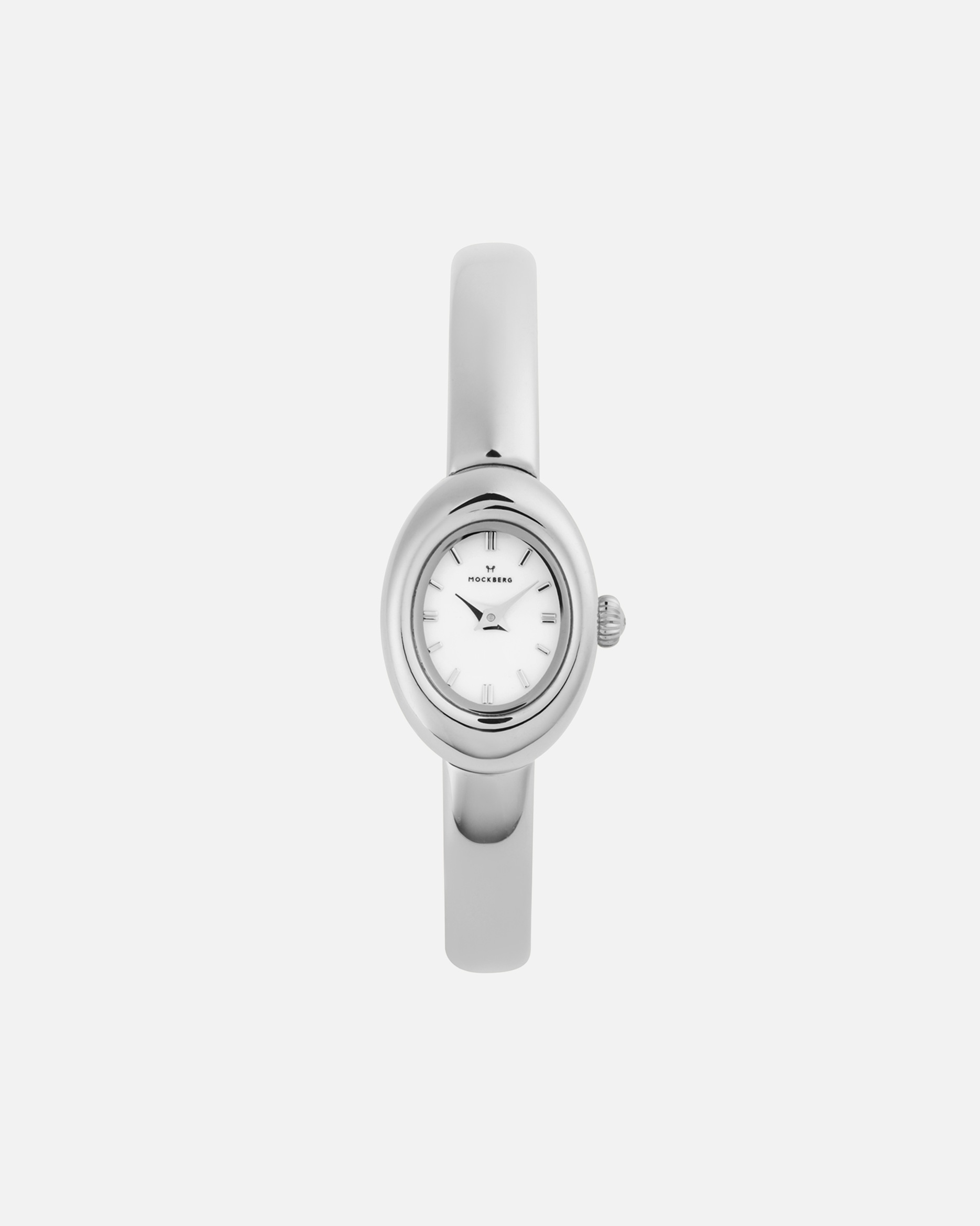 Uhr für Weiblich Mockberg Mockberg Belle Oval Petite Small Bangle Women's Watch MB1768 Silber