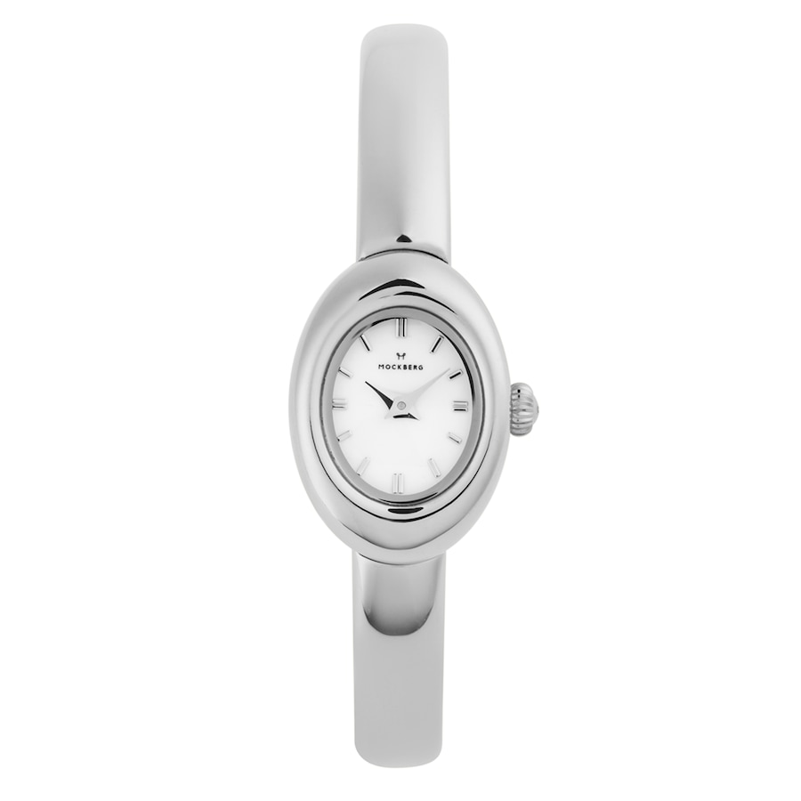 Mockberg Belle Oval Petite Small Bangle Women's Watch MB1768 Silber Damen