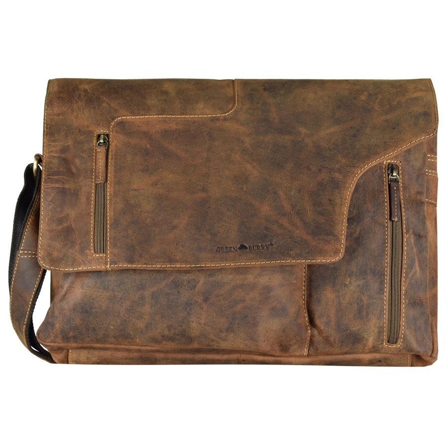 Greenburry Vintage Umhängetasche braun Braun Damen
