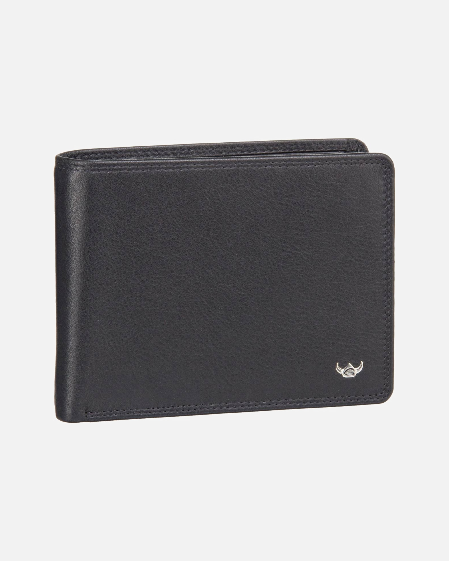 Portemonnaie für Männlich Golden Head Geldbörse Polo RFID 1159 Scheintasche Schwarz