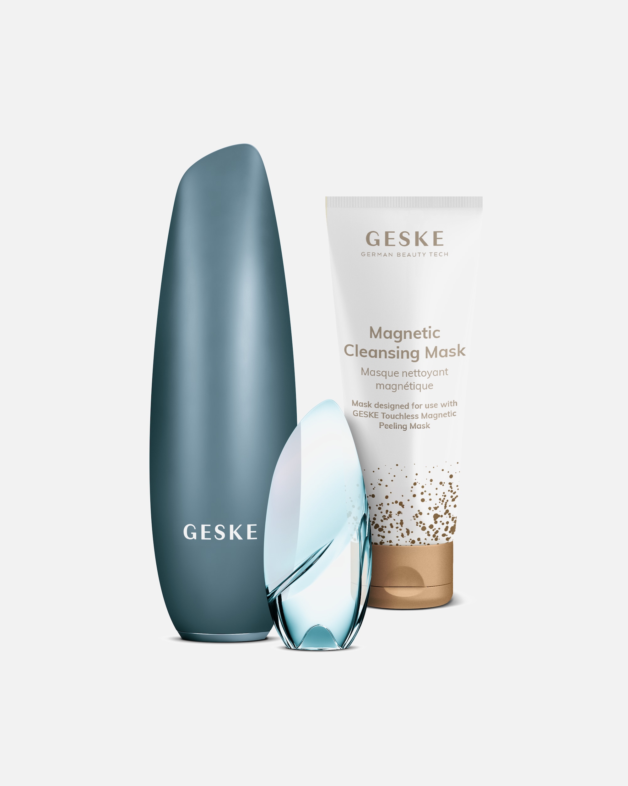 Reinigungsinstrument für Unisex GESKE Touchless Magnetic Peeling Mask 5in1 + 1x Magnetic Cleansing Mask Turquoise
