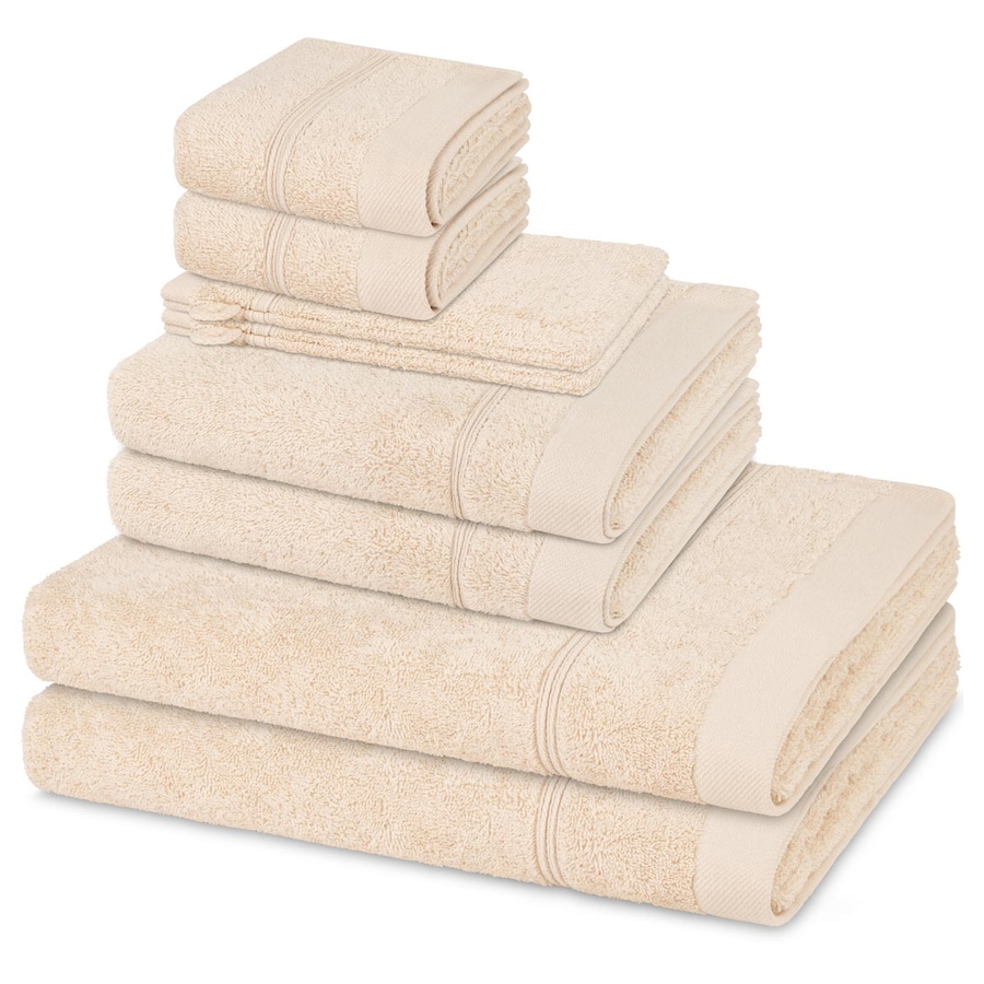 ROSS Handtuch-Set Rubin (8-teilig) Natur Nude